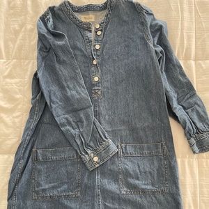 Madewell Jean Dress with pockets!